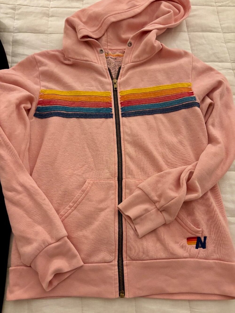 Aviator Nation Size Small Pink Sweatshirt/ cardigan